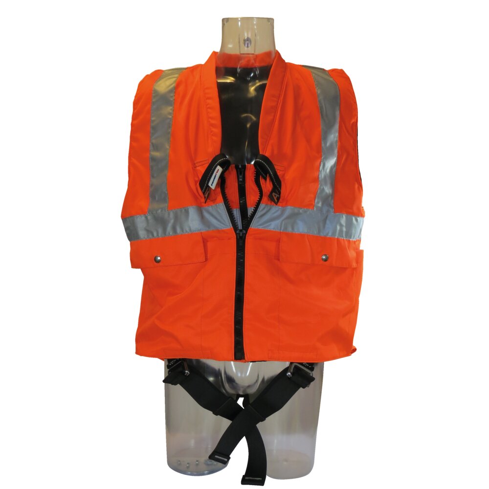 Fall protection jacket clearance